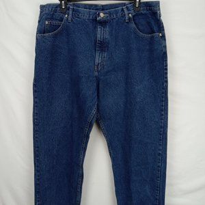 Wrangler Relaxed Fit Blue Jeans Men's Size 41x29 (True Size). Item #P040